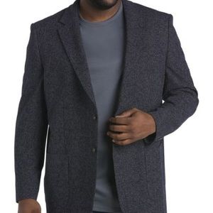 ROBERT BARAKETT grey wool sweater blazer size medium